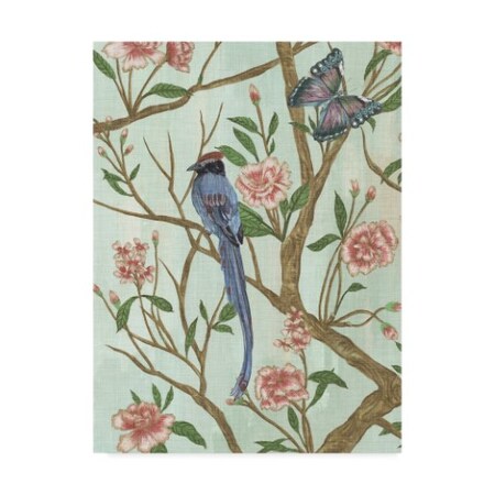 Trademark Fine Art Melissa Wang 'Delicate Chinoiserie I' Canvas Art, 18x24 WAG08796-C1824GG